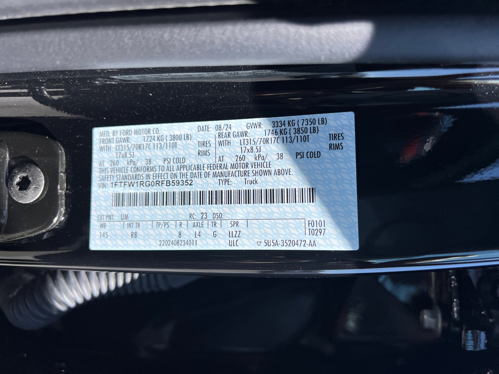 Certified 2024 Ford F150 Raptor AWD/4WD image 35