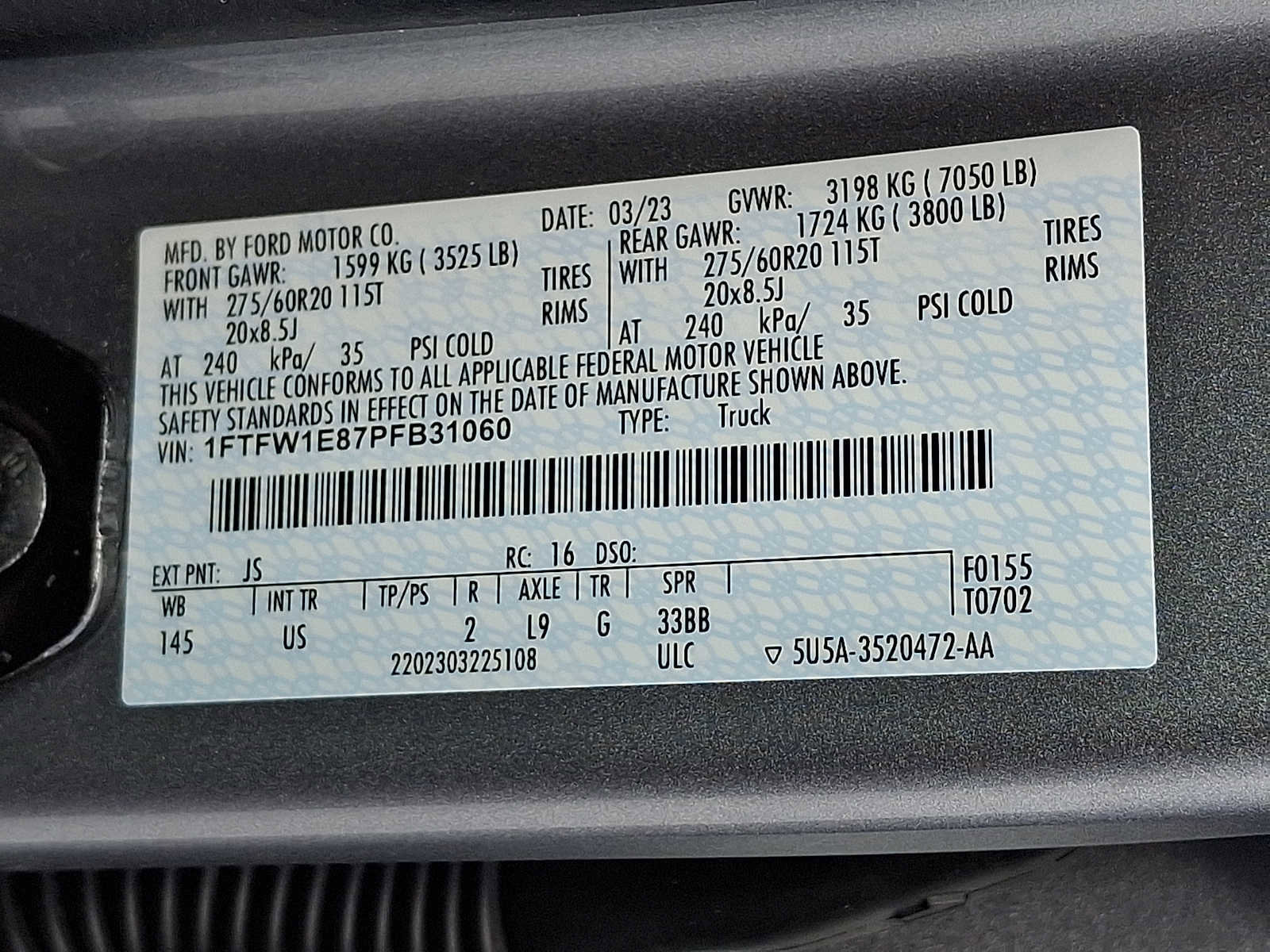 Certified 2023 Ford F150 XLT w/ Equipment Group 302A High image 26