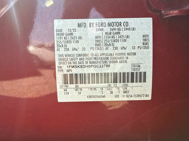 Certified 2023 Ford Explorer XLT w/ Equipment Group 202A AWD/4WD image 15