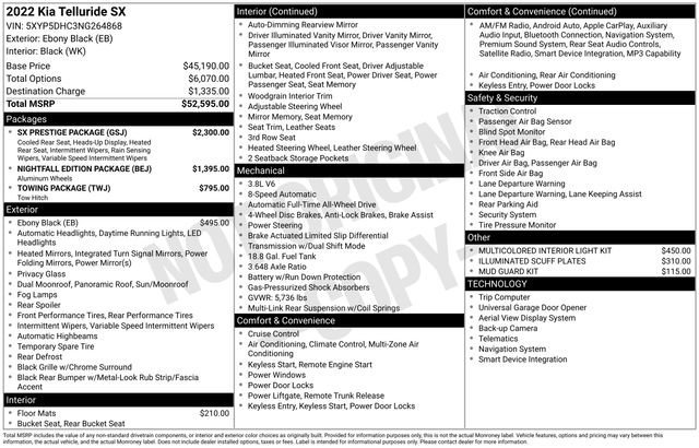 Used 2022 Kia Telluride SX w/ SX Prestige Package image 10