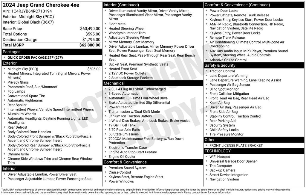 Used 2024 Jeep Grand Cherokee Limited 4xe image 7