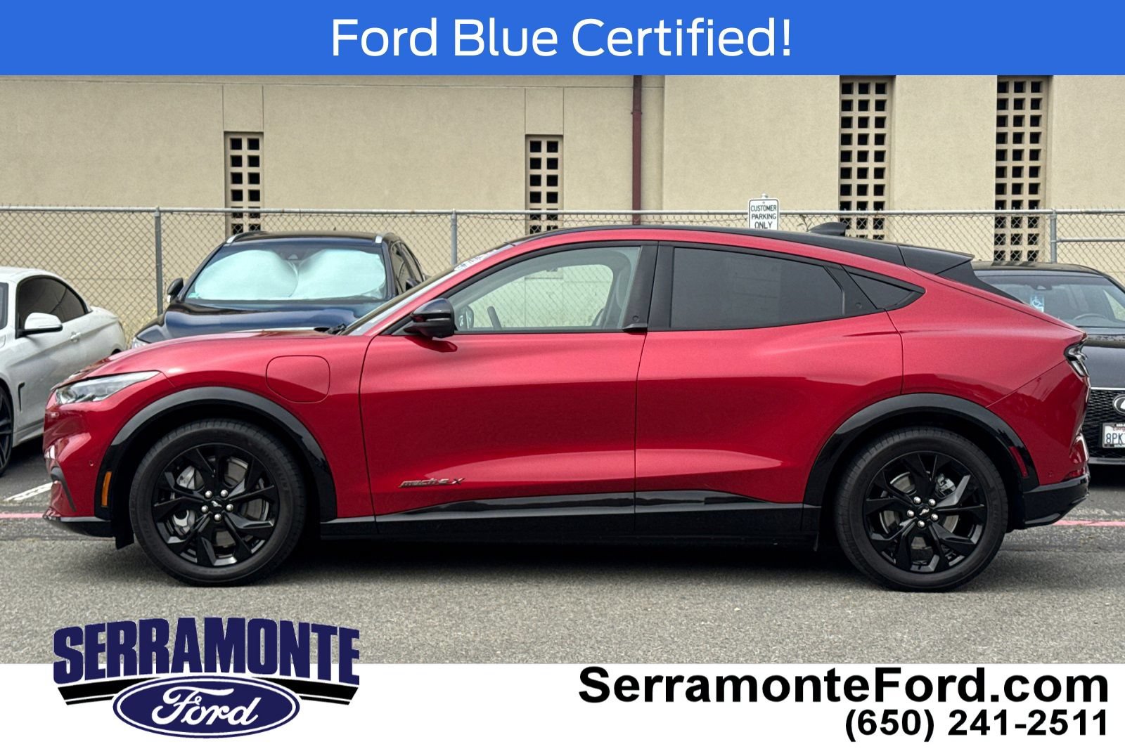 Certified 2023 Ford Mustang Mach-E Premium w/ Mustang Nite Pony Package RWD image 8