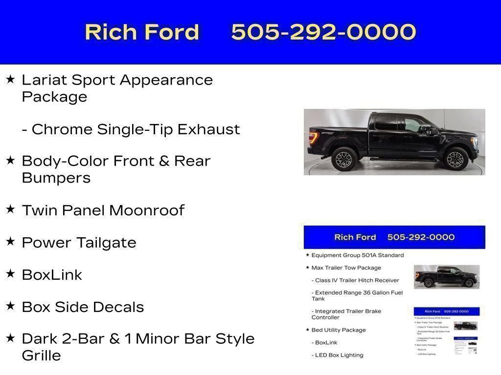 Certified 2023 Ford F150 Lariat w/ Max Trailer Tow Package AWD/4WD image 54