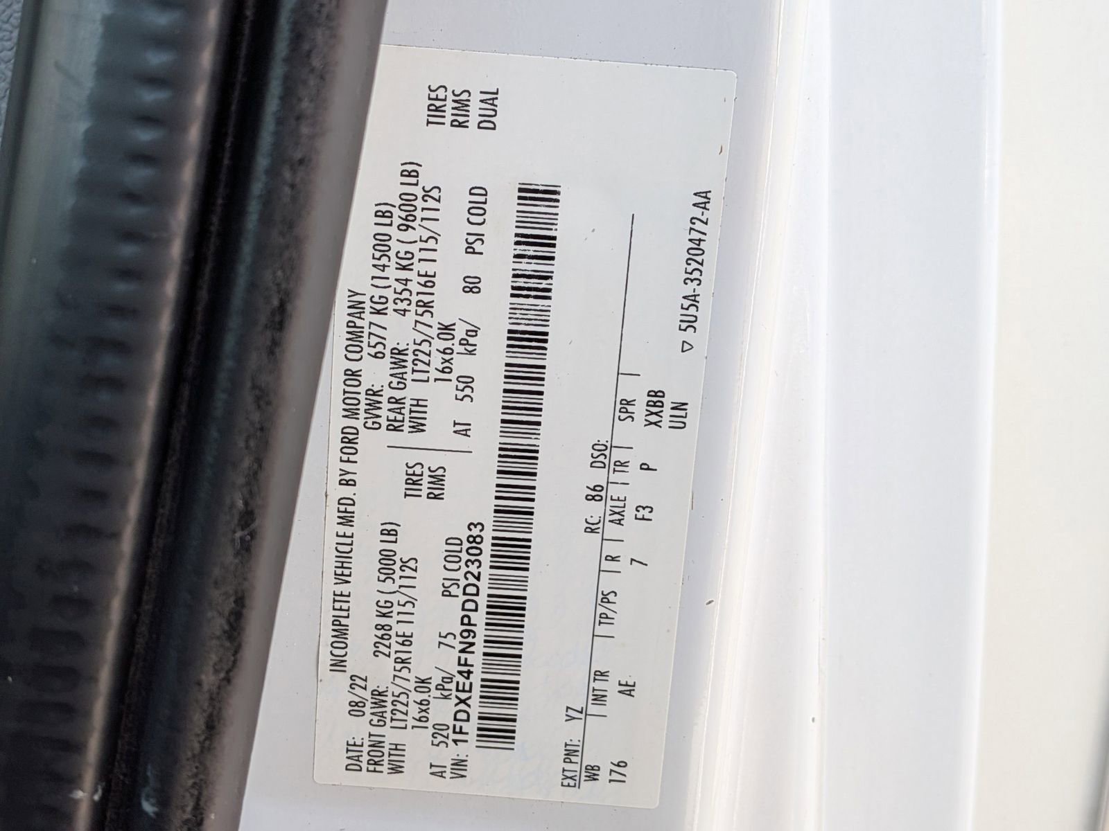 Certified 2023 Ford E-450 and Econoline 450 Super Duty w/ Power Windows & Locks Group RWD image 15