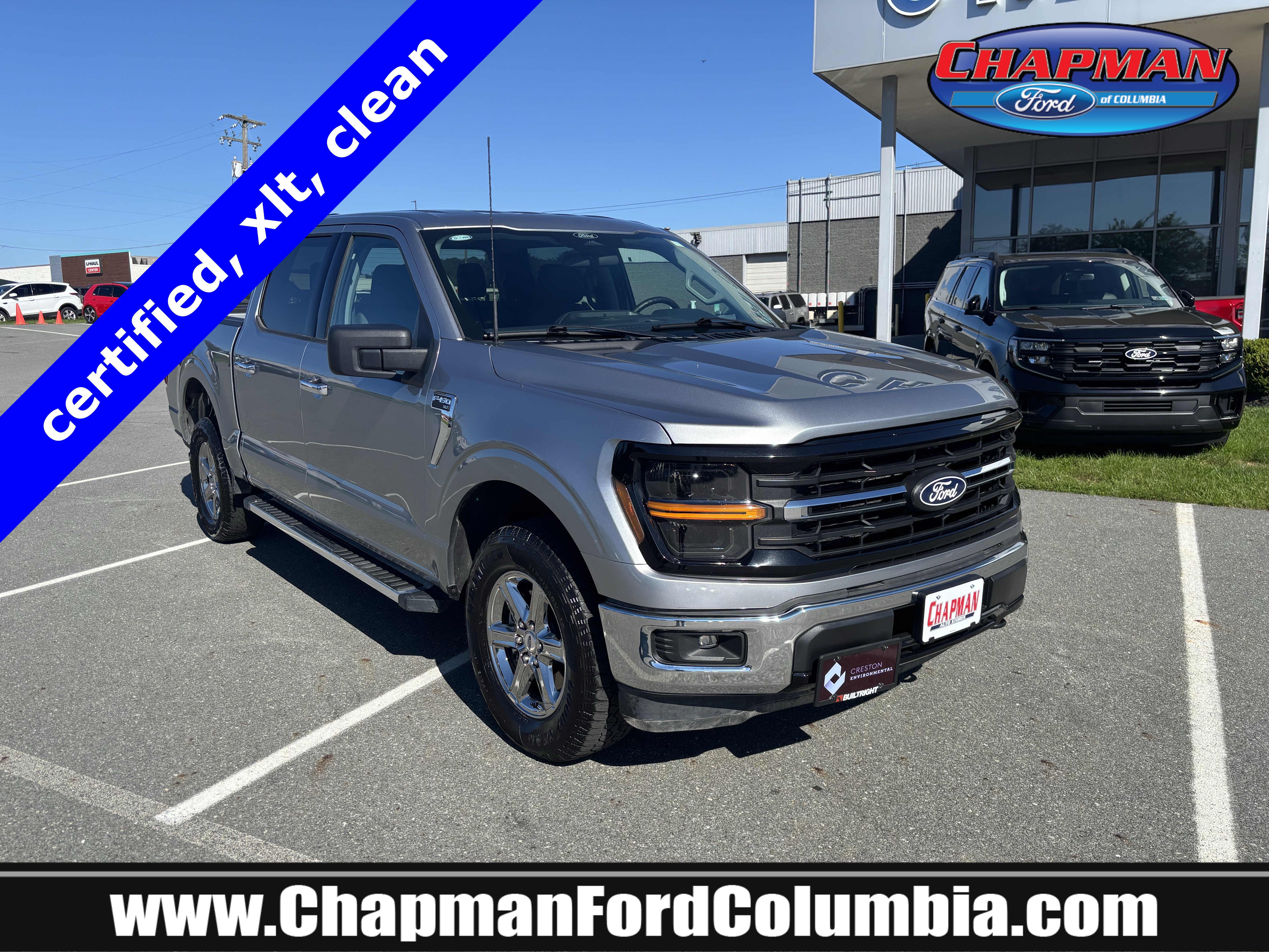 Certified 2025 Ford F150 XLT w/ Equipment Group 301A Standard