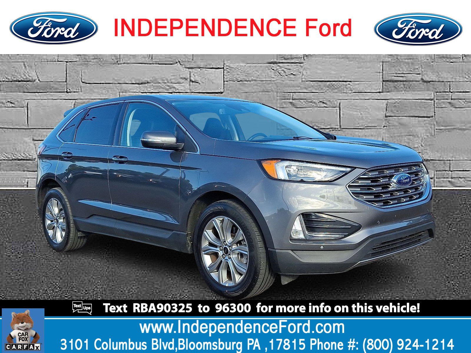 Certified 2024 Ford Edge Titanium image 1