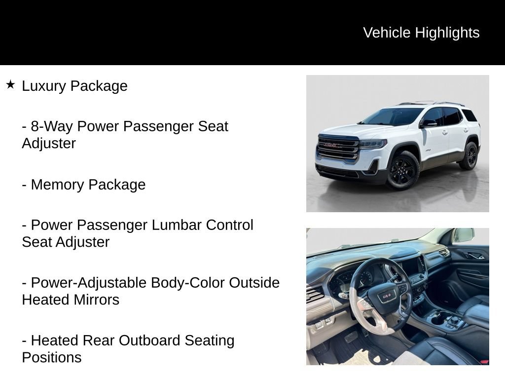 Used 2022 GMC Acadia AT4 w/ Preferred Package AWD/4WD image 17