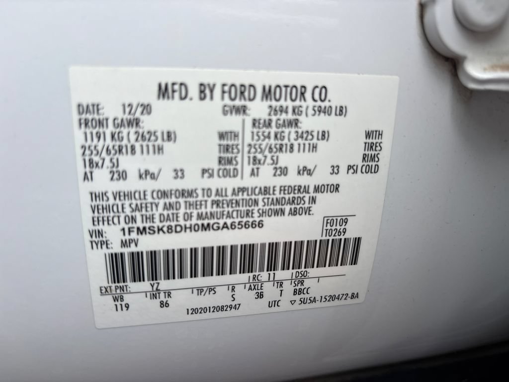 Certified 2021 Ford Explorer XLT AWD/4WD image 18