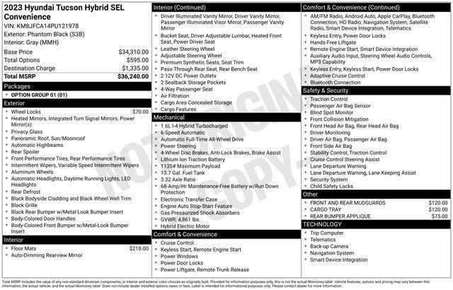 Used 2023 Hyundai Tucson SEL AWD/4WD image 7