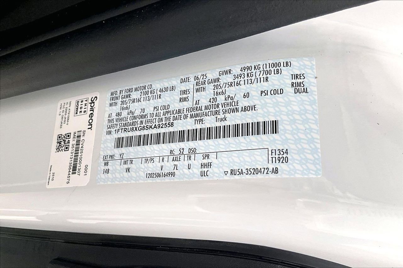 Certified 2025 Ford Transit 350 148 High Roof Extended DRW RWD image 31