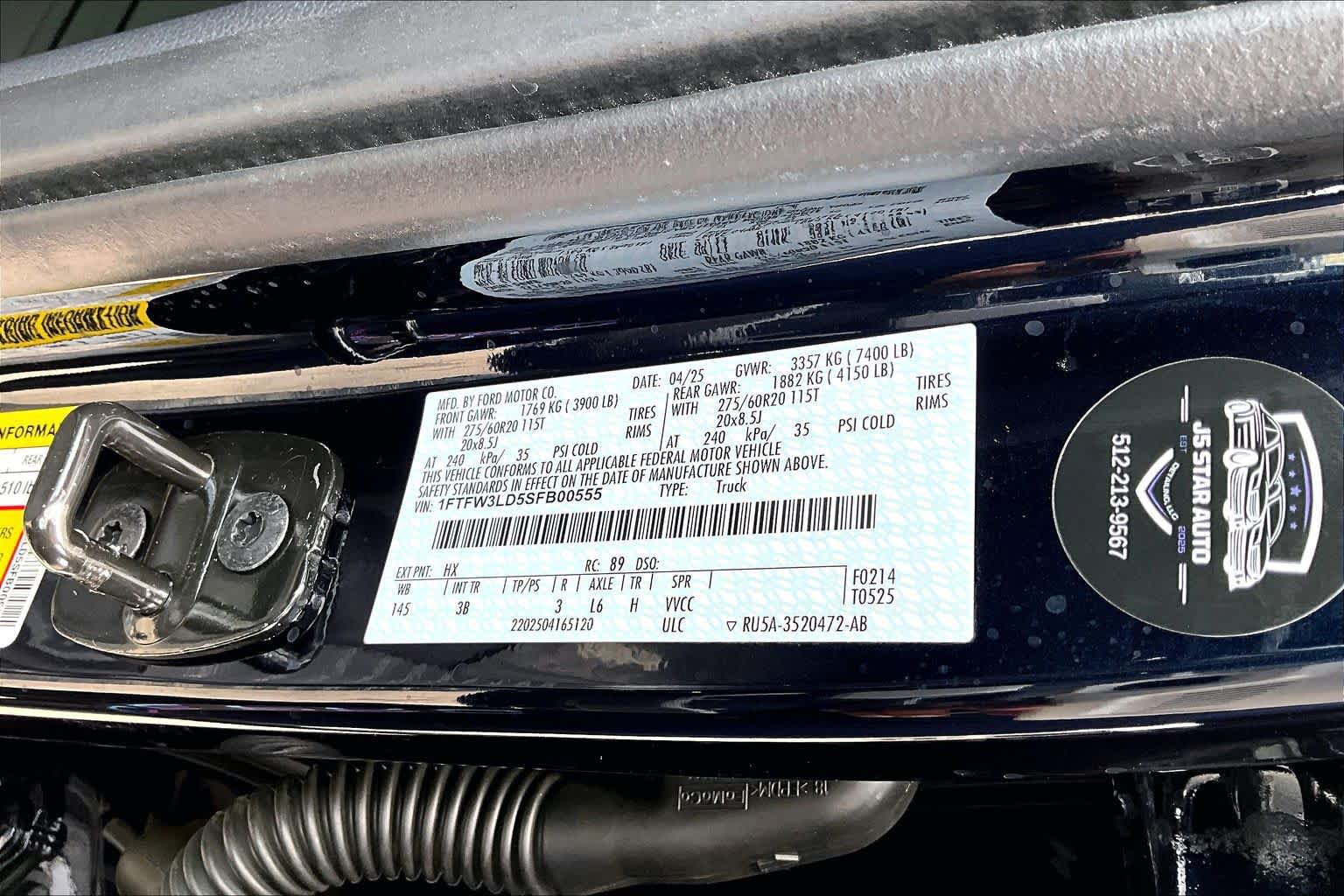 Certified 2025 Ford F150 XLT w/ Equipment Group 303A High AWD/4WD image 38