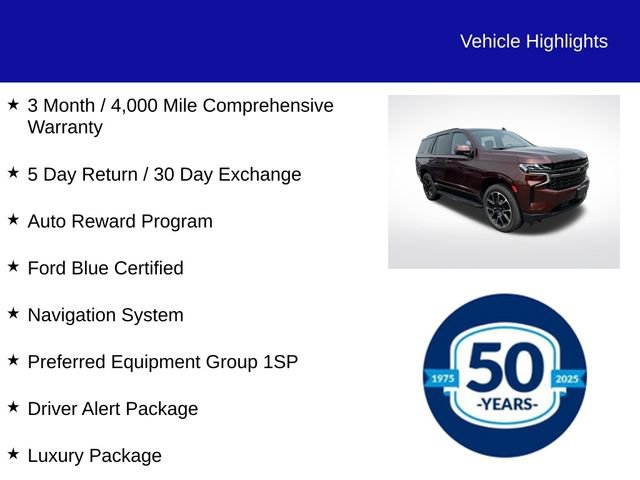 Used 2022 Chevrolet Tahoe RST w/ Luxury Package AWD/4WD image 5