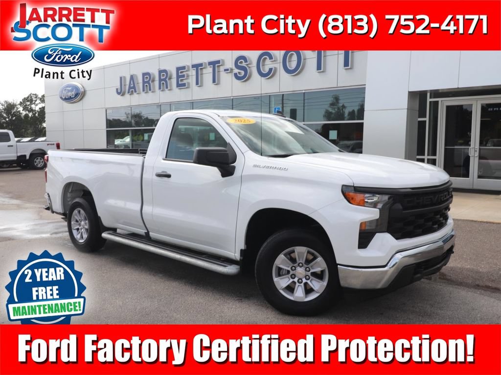 Used 2025 Chevrolet Silverado 1500 W/T RWD image 1