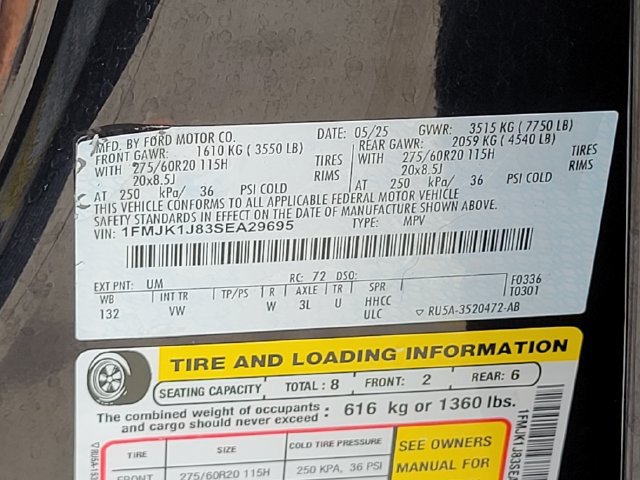 Certified 2025 Ford Expedition Max Active AWD/4WD image 17