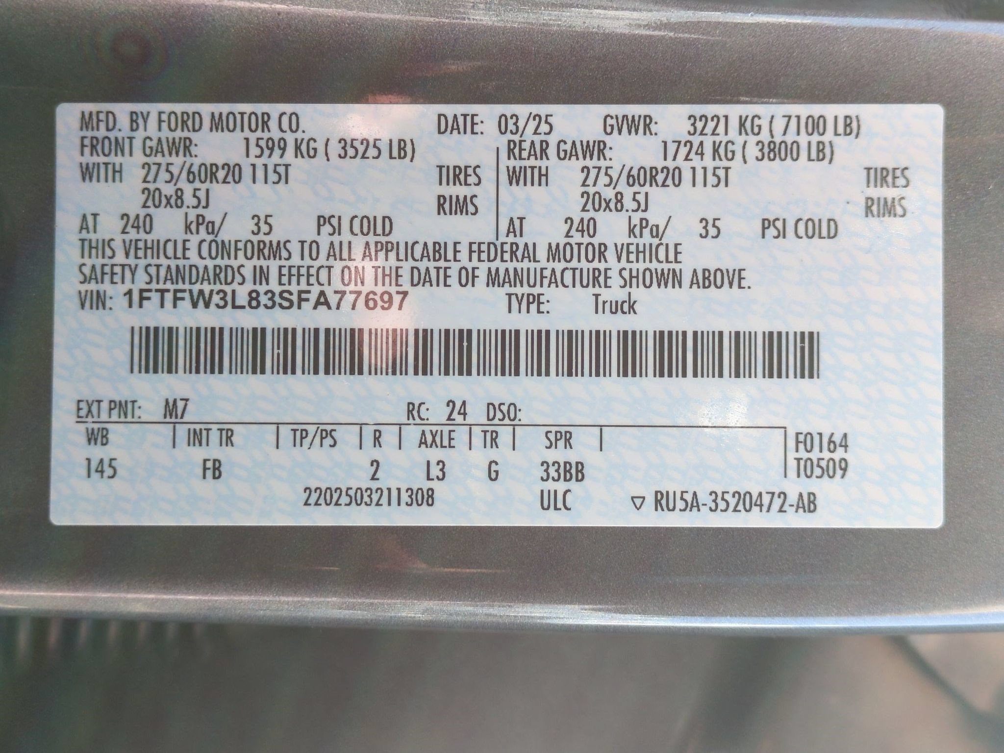 Certified 2025 Ford F150 XLT w/ Equipment Group 302A MID AWD/4WD image 30