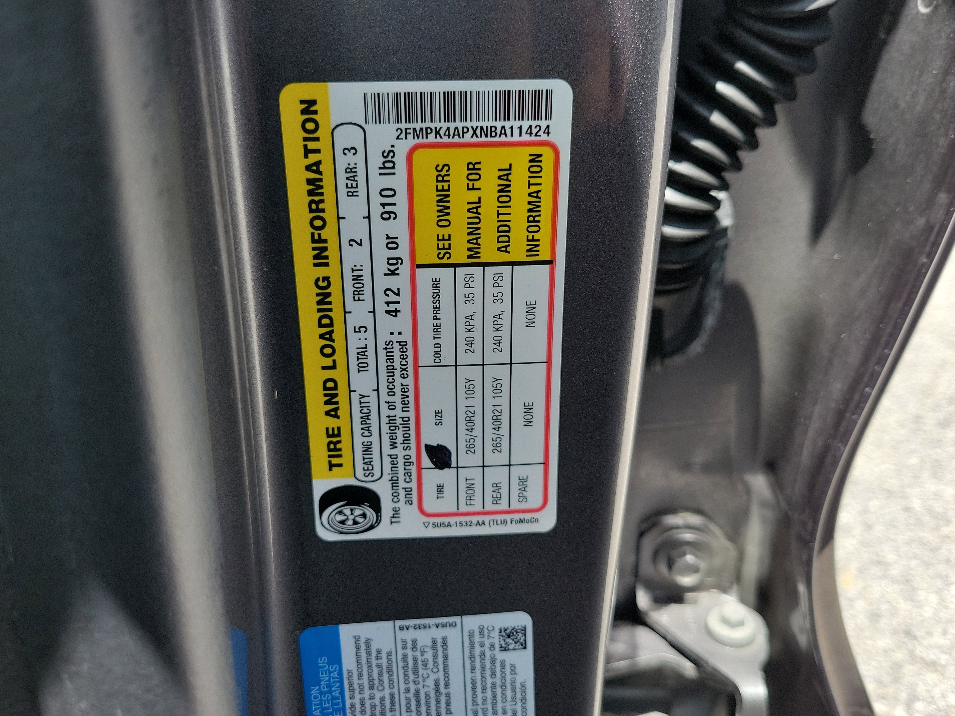 Certified 2022 Ford Edge ST w/ Equipment Group 401A AWD/4WD image 32