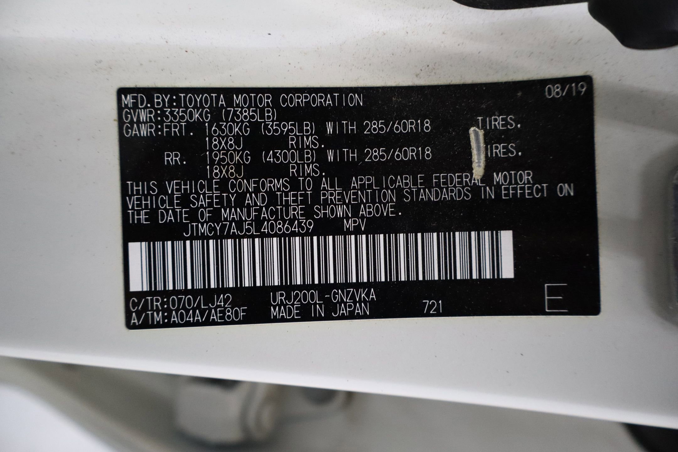 Used 2020 Toyota Land Cruiser AWD/4WD image 37