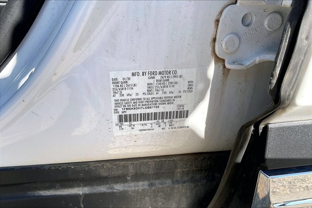 Certified 2020 Ford Explorer XLT w/ Equipment Group 202A AWD/4WD image 5
