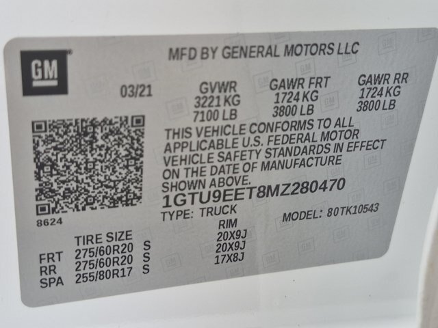 Used 2021 GMC Sierra 1500 AT4 w/ Technology Package AWD/4WD image 39