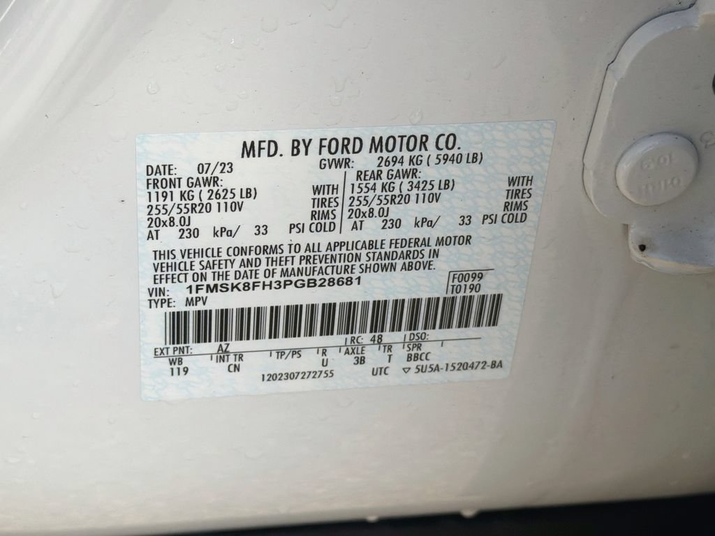 Certified 2023 Ford Explorer Limited w/ Limited Technology Package AWD/4WD image 37