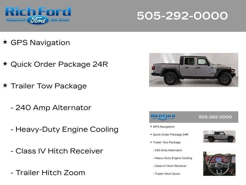 Used 2021 Jeep Gladiator Rubicon AWD/4WD image 15