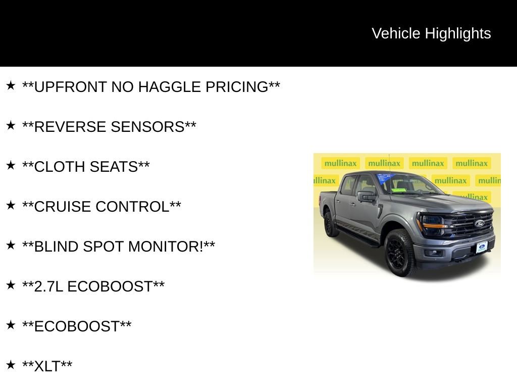 Certified 2024 Ford F150 XLT w/ Equipment Group 302A MID image 12