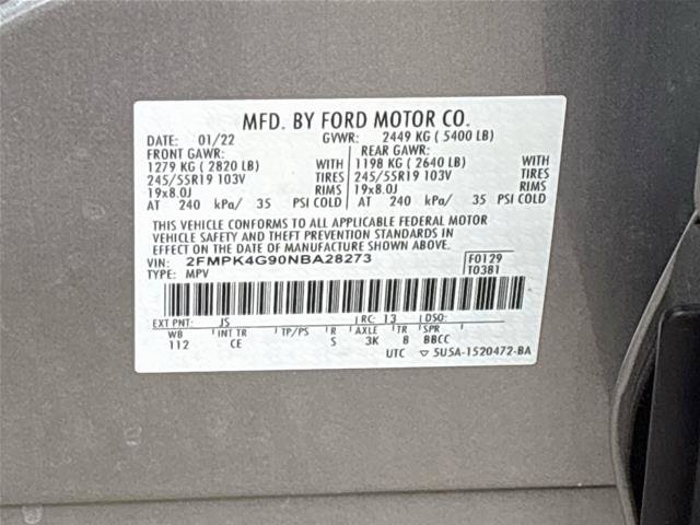 Certified 2022 Ford Edge SE w/ Black Appearance Package AWD/4WD image 31