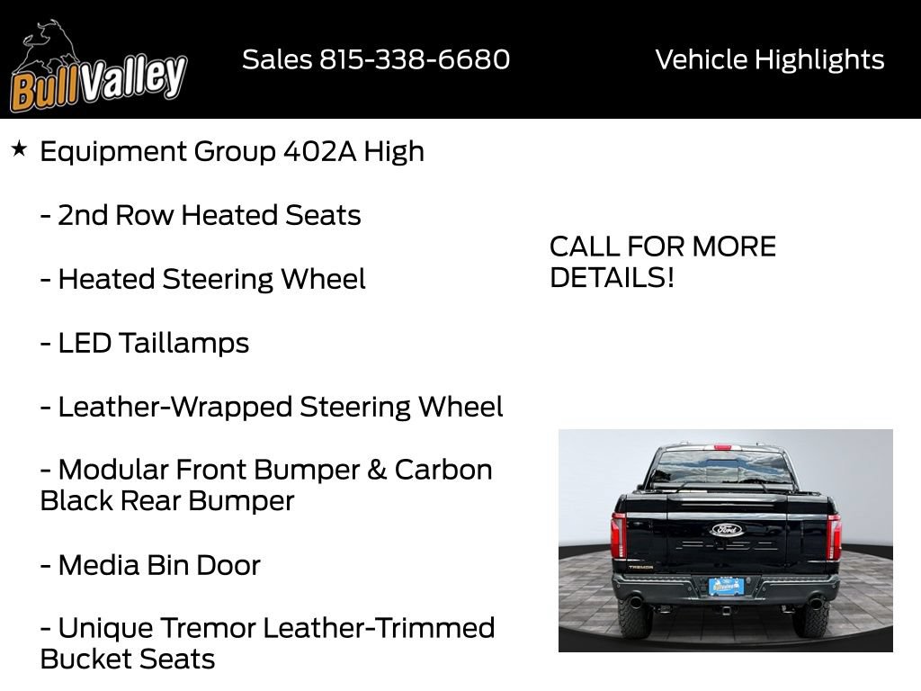 Certified 2024 Ford F150 Tremor w/ Equipment Group 402A High AWD/4WD image 10