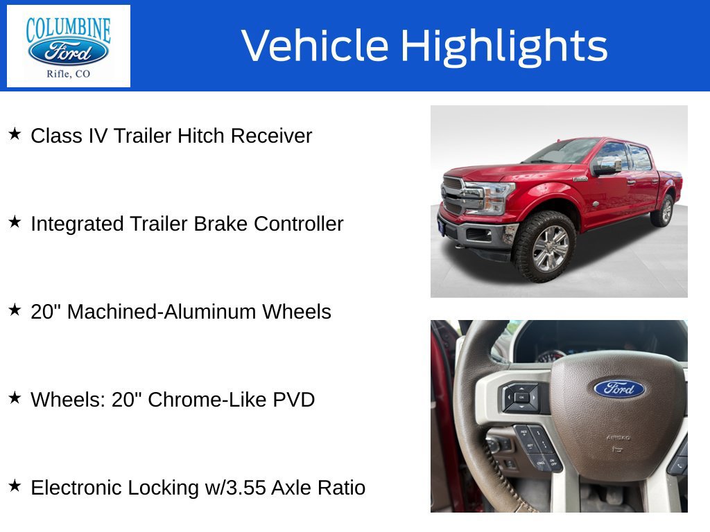 Certified 2020 Ford F150 King Ranch w/ Equipment Group 601A Luxury AWD/4WD image 24