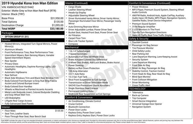 Used 2019 Hyundai Kona Ultimate image 36