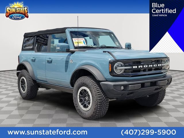 Certified 2022 Ford Bronco Outer Banks w/ Sasquatch Package AWD/4WD 360° Tour