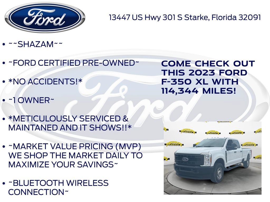 Certified 2023 Ford F350 XL w/ FX4 Off-Road Package AWD/4WD image 6