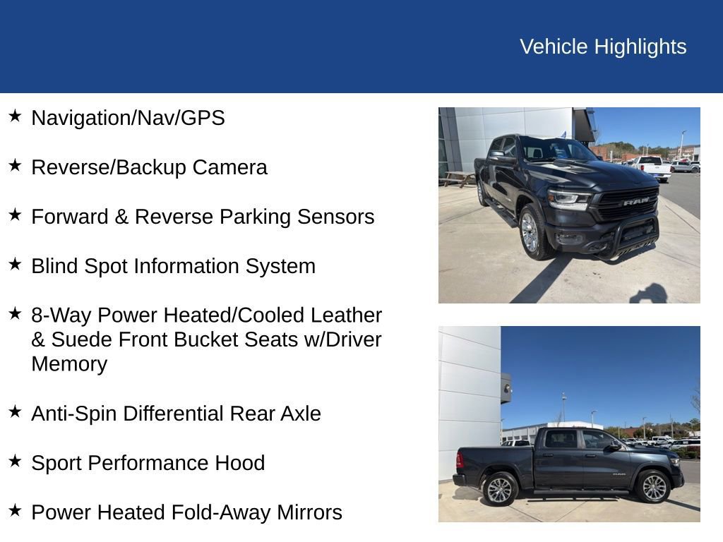 Used 2019 RAM 1500 Laramie w/ Sport Appearance Package image 27