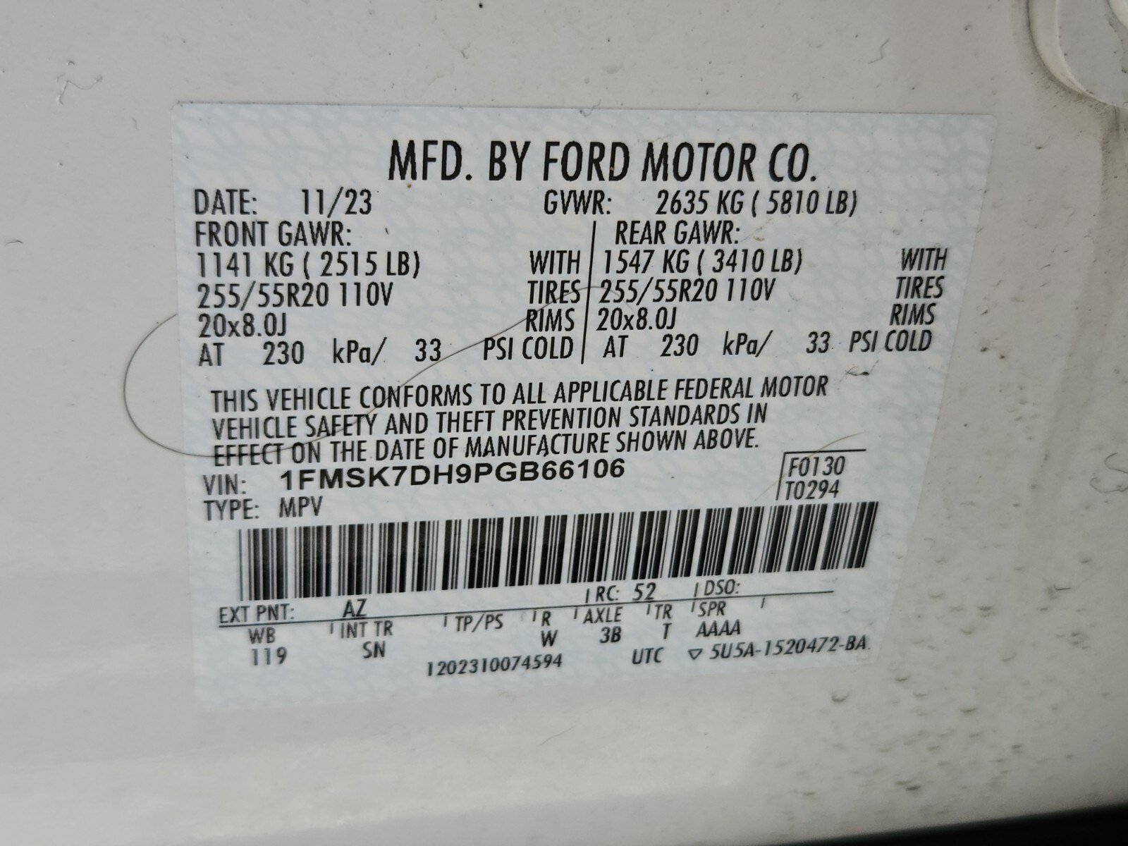 Certified 2023 Ford Explorer XLT w/ Equipment Group 202A image 35