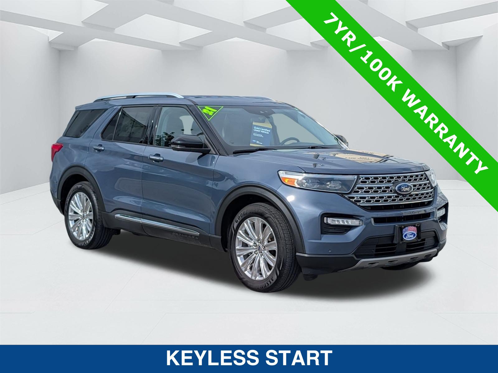 Certified 2021 Ford Explorer Limited w/ Equipment Group 301A RWD image 3