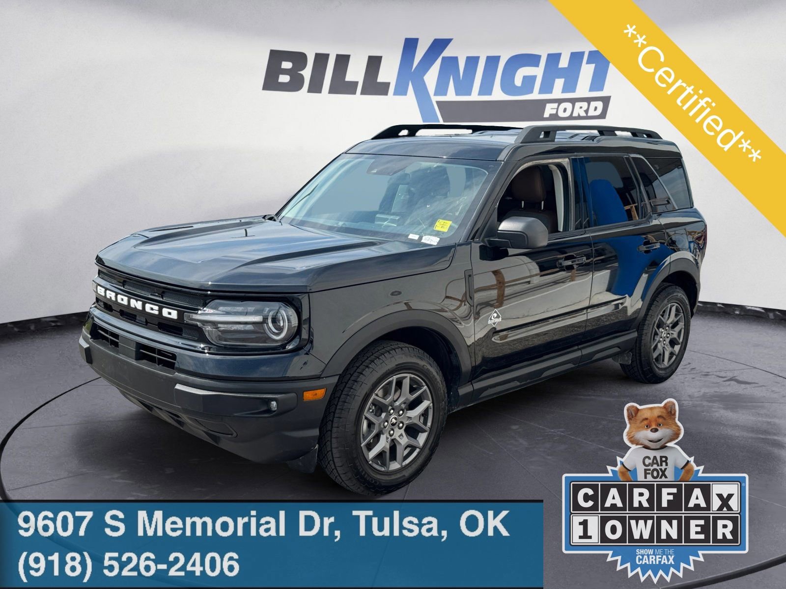 Certified 2024 Ford Bronco Sport Outer Banks w/ Tech Package