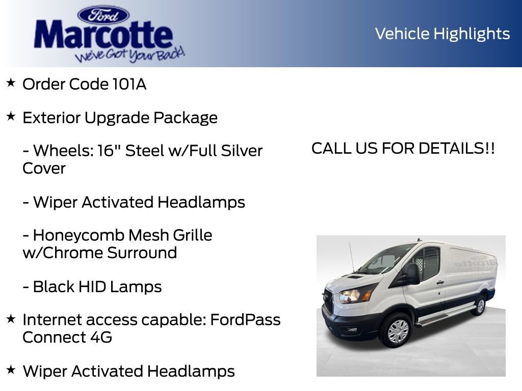 Certified 2025 Ford Transit 250 Low Roof w/ Exterior Upgrade Package RWD image 9