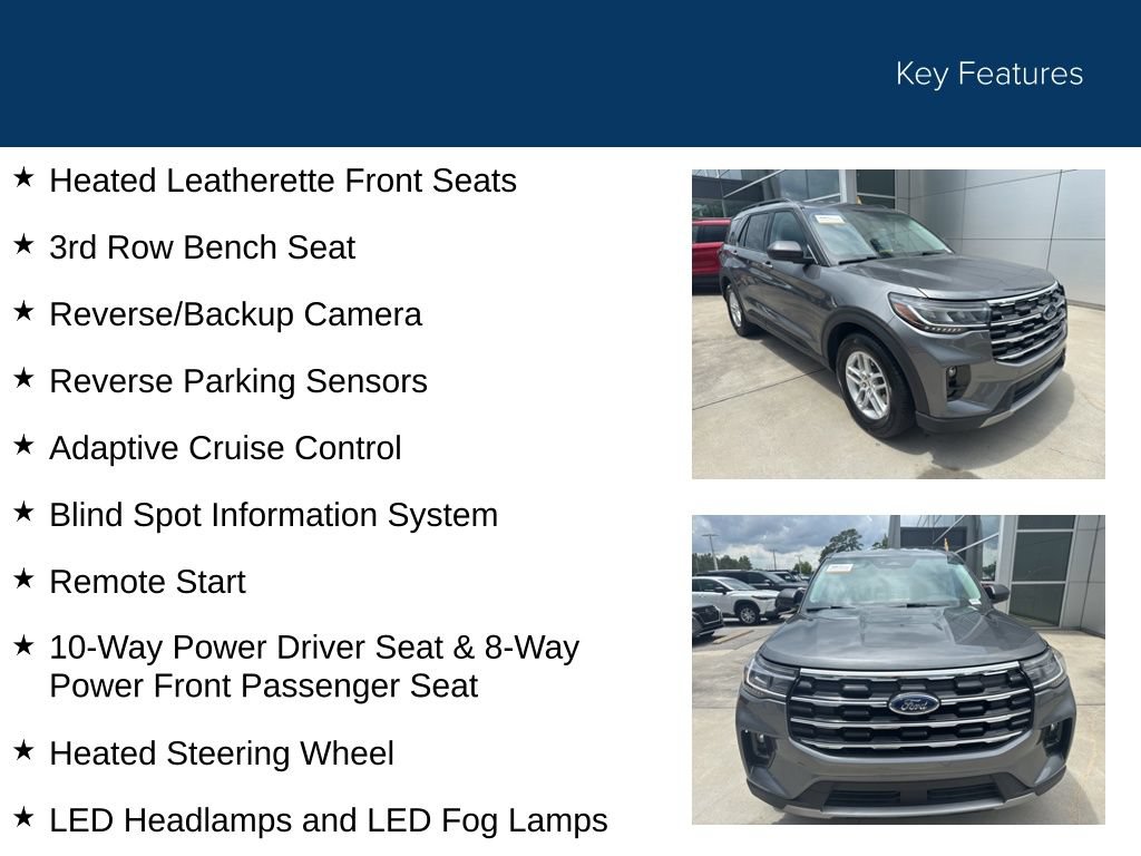 Certified 2026 Ford Explorer Active w/ Active Comfort Package RWD image 31