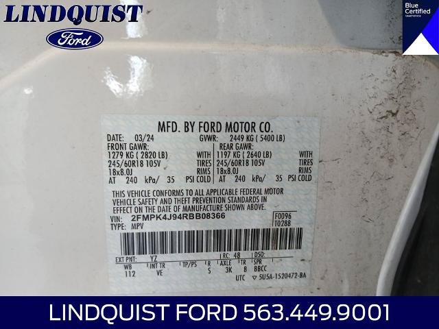Certified 2024 Ford Edge SEL w/ Convenience Package AWD/4WD image 25