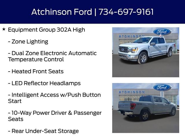 Certified 2023 Ford F150 XLT w/ Equipment Group 302A High image 16