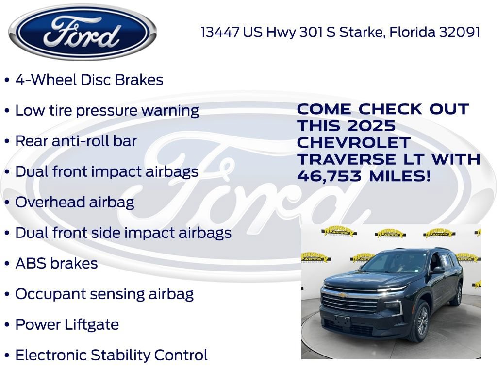 Used 2025 Chevrolet Traverse LT FWD image 32