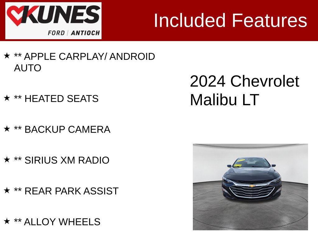 Used 2024 Chevrolet Malibu LT FWD image 3