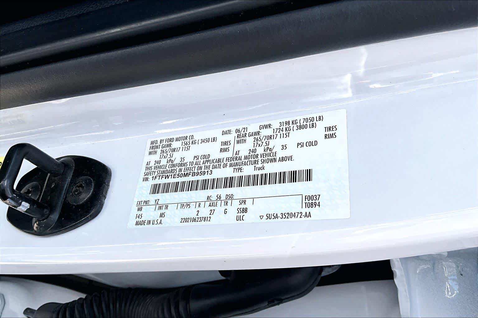 Certified 2021 Ford F150 XLT w/ Equipment Group 301A Mid AWD/4WD image 37