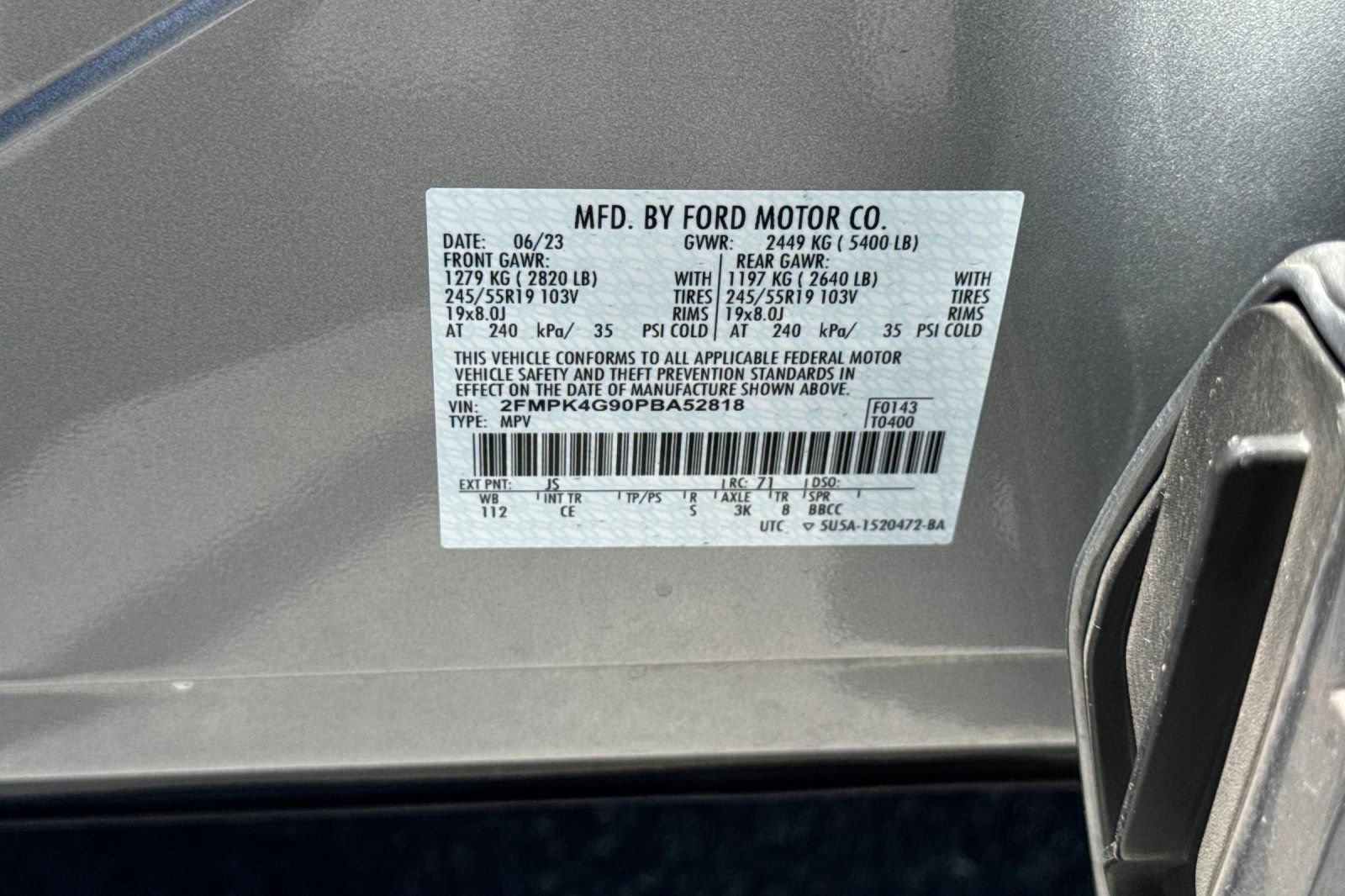 Certified 2023 Ford Edge SE w/ Black Appearance Package AWD/4WD image 29
