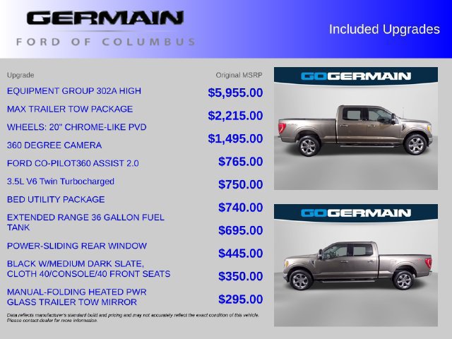 Certified 2023 Ford F150 XLT w/ Equipment Group 302A High AWD/4WD image 37