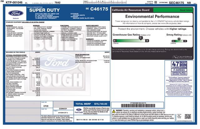 Certified 2025 Ford F350 XL w/ 360-Degree Camera Package AWD/4WD image 2