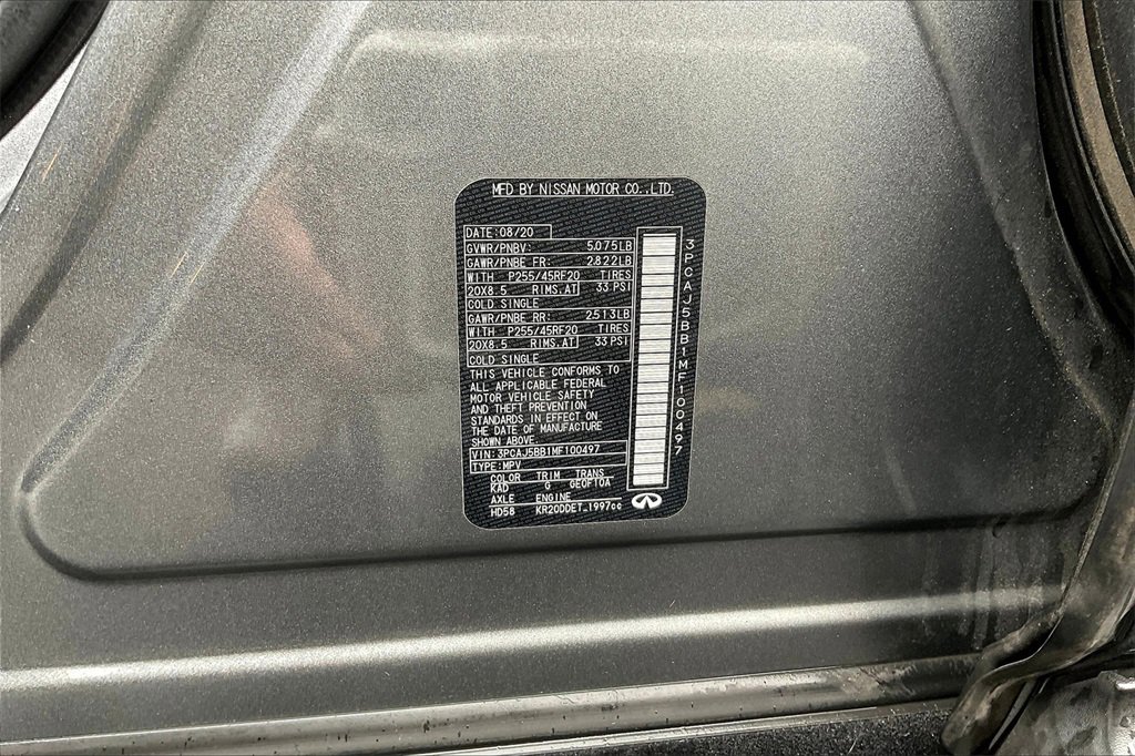 Used 2021 INFINITI QX50 Luxe w/ Appearance Package image 33