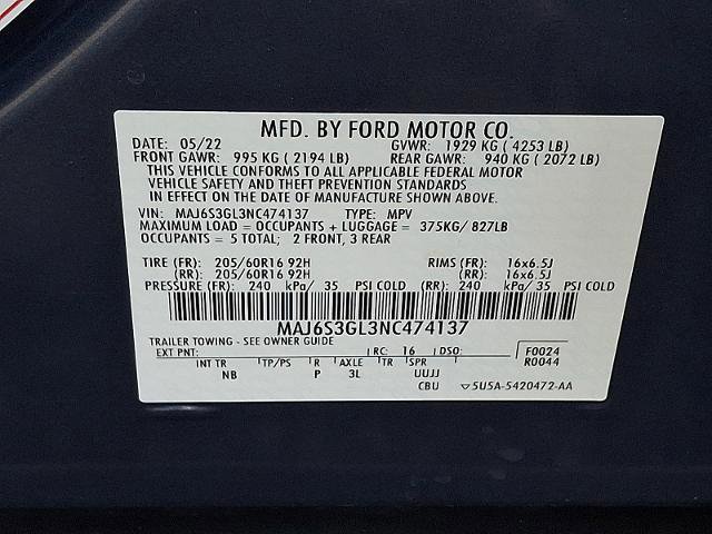 Certified 2022 Ford EcoSport SE image 28