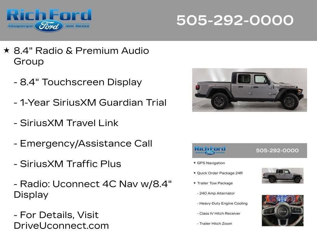 Used 2021 Jeep Gladiator Rubicon AWD/4WD image 42