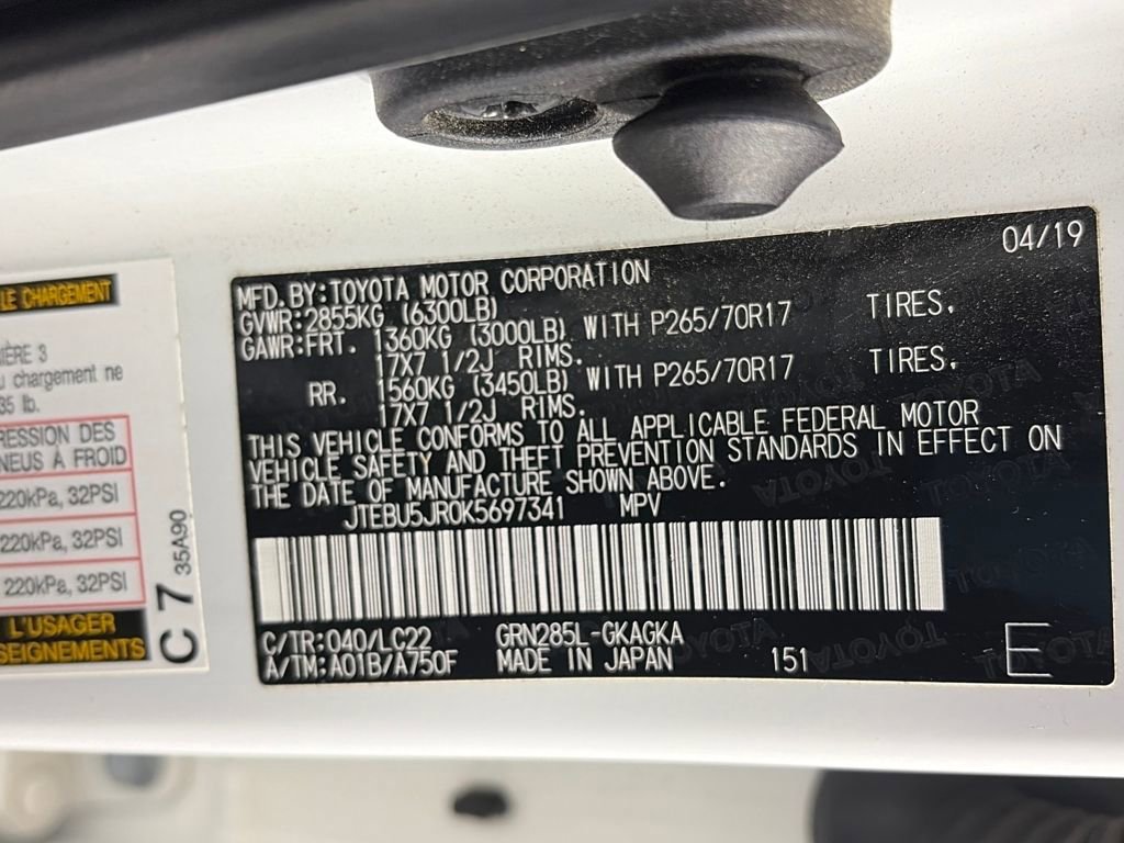 Used 2019 Toyota 4Runner TRD Off-Road Premium image 9